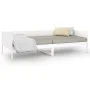 Sofá cama madera maciza de pino blanco 90x190 cm de vidaXL, Camas y somieres - Ref: Foro24-820248, Precio: 110,04 €, Descuent...