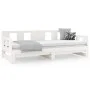 Abnehmbares Schlafsofa aus massivem weißem Kiefernholz, 2 x (90 x 200) cm von vidaXL, Betten und Lattenroste - Ref: Foro24-82...