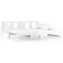 Abnehmbares Schlafsofa aus massivem weißem Kiefernholz, 2 x (90 x 200) cm von vidaXL, Betten und Lattenroste - Ref: Foro24-82...
