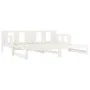 Abnehmbares Schlafsofa aus massivem weißem Kiefernholz, 2 x (90 x 200) cm von vidaXL, Betten und Lattenroste - Ref: Foro24-82...