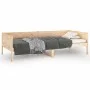 Solid pine wood sofa bed 80x200 cm by vidaXL, Beds and slatted bases - Ref: Foro24-820242, Price: 107,38 €, Discount: %