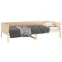 Solid pine wood sofa bed 80x200 cm by vidaXL, Beds and slatted bases - Ref: Foro24-820242, Price: 107,38 €, Discount: %