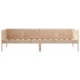Solid pine wood sofa bed 80x200 cm by vidaXL, Beds and slatted bases - Ref: Foro24-820242, Price: 107,38 €, Discount: %