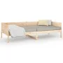 Solid pine wood sofa bed 80x200 cm by vidaXL, Beds and slatted bases - Ref: Foro24-820242, Price: 107,38 €, Discount: %