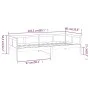 Solid pine wood sofa bed 80x200 cm by vidaXL, Beds and slatted bases - Ref: Foro24-820242, Price: 107,38 €, Discount: %