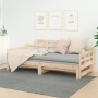 Removable sofa bed solid pine wood 2x(80x200) cm by vidaXL, Beds and slatted bases - Ref: Foro24-820347, Price: 156,96 €, Dis...