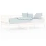 Sofá cama madera maciza de pino blanco 90x200 cm de vidaXL, Camas y somieres - Ref: Foro24-820298, Precio: 116,32 €, Descuent...