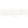 Sofá cama madera maciza de pino blanco 90x200 cm de vidaXL, Camas y somieres - Ref: Foro24-820298, Precio: 116,32 €, Descuent...