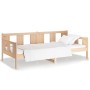 Solid pine wood sofa bed 90x200 cm by vidaXL, Beds and slatted bases - Ref: Foro24-820267, Price: 110,35 €, Discount: %
