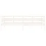 Sofá cama madera maciza de pino blanco 90x200 cm de vidaXL, Camas y somieres - Ref: Foro24-820298, Precio: 116,32 €, Descuent...