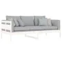 Sofá cama madera maciza de pino blanco 90x200 cm de vidaXL, Camas y somieres - Ref: Foro24-820298, Precio: 116,32 €, Descuent...