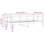 Sofá cama madera maciza de pino blanco 90x200 cm de vidaXL, Camas y somieres - Ref: Foro24-820298, Precio: 117,72 €
