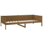 Honigbraunes Schlafsofa aus massivem Kiefernholz, 90 x 190 cm von vidaXL, Betten und Lattenroste - Ref: Foro24-820250, Preis:...