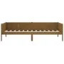 Honey brown solid pine wood sofa bed 90x190 cm by vidaXL, Beds and slatted bases - Ref: Foro24-820250, Price: 129,30 €, Disco...