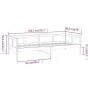 Honey brown solid pine wood sofa bed 90x190 cm by vidaXL, Beds and slatted bases - Ref: Foro24-820250, Price: 129,30 €, Disco...