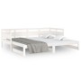 Removable sofa bed solid white pine wood 2x(90x190) cm by vidaXL, Beds and slatted bases - Ref: Foro24-820323, Price: 190,39 ...