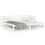 Removable sofa bed solid white pine wood 2x(90x190) cm by vidaXL, Beds and slatted bases - Ref: Foro24-820323, Price: 187,89 ...