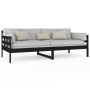 Schlafsofa aus massivem schwarzem Kiefernholz, 90 x 200 cm von vidaXL, Betten und Lattenroste - Ref: Foro24-820361, Preis: 12...