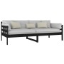 Schlafsofa aus massivem schwarzem Kiefernholz, 90 x 200 cm von vidaXL, Betten und Lattenroste - Ref: Foro24-820361, Preis: 12...