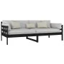 Schlafsofa aus massivem schwarzem Kiefernholz, 90 x 200 cm von vidaXL, Betten und Lattenroste - Ref: Foro24-820361, Preis: 12...