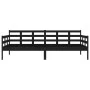 Schlafsofa aus massivem schwarzem Kiefernholz, 90 x 200 cm von vidaXL, Betten und Lattenroste - Ref: Foro24-820361, Preis: 12...