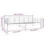 Schlafsofa aus massivem schwarzem Kiefernholz, 90 x 200 cm von vidaXL, Betten und Lattenroste - Ref: Foro24-820361, Preis: 12...