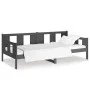 Graues Schlafsofa aus massivem Kiefernholz, 80 x 200 cm von vidaXL, Betten und Lattenroste - Ref: Foro24-820274, Preis: 109,6...