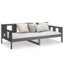 Graues Schlafsofa aus massivem Kiefernholz, 80 x 200 cm von vidaXL, Betten und Lattenroste - Ref: Foro24-820274, Preis: 109,6...