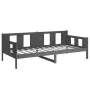 Graues Schlafsofa aus massivem Kiefernholz, 80 x 200 cm von vidaXL, Betten und Lattenroste - Ref: Foro24-820274, Preis: 109,6...
