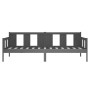 Gray solid pine wood sofa bed 80x200 cm by vidaXL, Beds and slatted bases - Ref: Foro24-820274, Price: 110,93 €, Discount: %