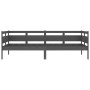 Sofá cama de madera maciza de pino gris 90x200 cm de vidaXL, Camas y somieres - Ref: Foro24-820299, Precio: 120,41 €, Descuen...