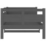 Sofá cama de madera maciza de pino gris 90x200 cm de vidaXL, Camas y somieres - Ref: Foro24-820299, Precio: 120,41 €, Descuen...