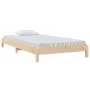 Solid pine wood stackable bed 75x190 cm by vidaXL, Beds and slatted bases - Ref: Foro24-820407, Price: 89,47 €, Discount: %
