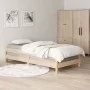 Solid pine wood stackable bed 75x190 cm by vidaXL, Beds and slatted bases - Ref: Foro24-820407, Price: 89,47 €, Discount: %