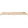 Solid pine wood stackable bed 75x190 cm by vidaXL, Beds and slatted bases - Ref: Foro24-820407, Price: 89,47 €, Discount: %