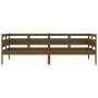 Honey brown solid pine wood sofa bed 90x200 cm by vidaXL, Beds and slatted bases - Ref: Foro24-820300, Price: 87,81 €, Discou...