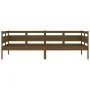 Honey brown solid pine wood sofa bed 90x200 cm by vidaXL, Beds and slatted bases - Ref: Foro24-820300, Price: 87,45 €, Discou...