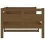 Honey brown solid pine wood sofa bed 90x200 cm by vidaXL, Beds and slatted bases - Ref: Foro24-820300, Price: 87,45 €, Discou...