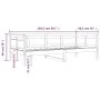Honey brown solid pine wood sofa bed 90x200 cm by vidaXL, Beds and slatted bases - Ref: Foro24-820300, Price: 87,45 €, Discou...