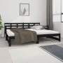 Removable sofa bed solid black pine wood 2x(90x190) cm by vidaXL, Beds and slatted bases - Ref: Foro24-820386, Price: 179,89 ...