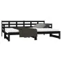 Removable sofa bed solid black pine wood 2x(90x190) cm by vidaXL, Beds and slatted bases - Ref: Foro24-820386, Price: 179,89 ...