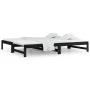 Removable sofa bed solid black pine wood 2x(90x200) cm by vidaXL, Beds and slatted bases - Ref: Foro24-820431, Price: 166,21 ...