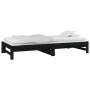 Removable sofa bed solid black pine wood 2x(90x200) cm by vidaXL, Beds and slatted bases - Ref: Foro24-820431, Price: 166,21 ...