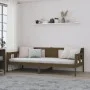 Honey brown solid pine wood sofa bed 90x200 cm by vidaXL, Beds and slatted bases - Ref: Foro24-820270, Price: 105,78 €, Disco...