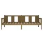 Honey brown solid pine wood sofa bed 90x200 cm by vidaXL, Beds and slatted bases - Ref: Foro24-820270, Price: 105,78 €, Disco...
