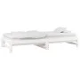 Removable sofa bed solid white pine wood 2x(90x190) cm by vidaXL, Beds and slatted bases - Ref: Foro24-820438, Price: 135,37 ...