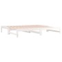 Removable sofa bed solid white pine wood 2x(90x190) cm by vidaXL, Beds and slatted bases - Ref: Foro24-820438, Price: 137,38 ...