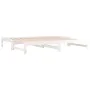Removable sofa bed solid white pine wood 2x(90x190) cm by vidaXL, Beds and slatted bases - Ref: Foro24-820438, Price: 135,37 ...