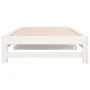 Removable sofa bed solid white pine wood 2x(90x190) cm by vidaXL, Beds and slatted bases - Ref: Foro24-820438, Price: 135,37 ...
