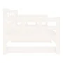 Sofá cama extraíble madera maciza de pino blanco 2x(90x200) cm de vidaXL, Camas y somieres - Ref: Foro24-820373, Precio: 185,...